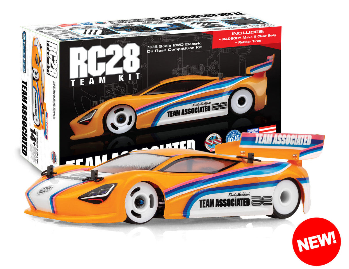 Associated RC28R Team Kit W/Body And Tires