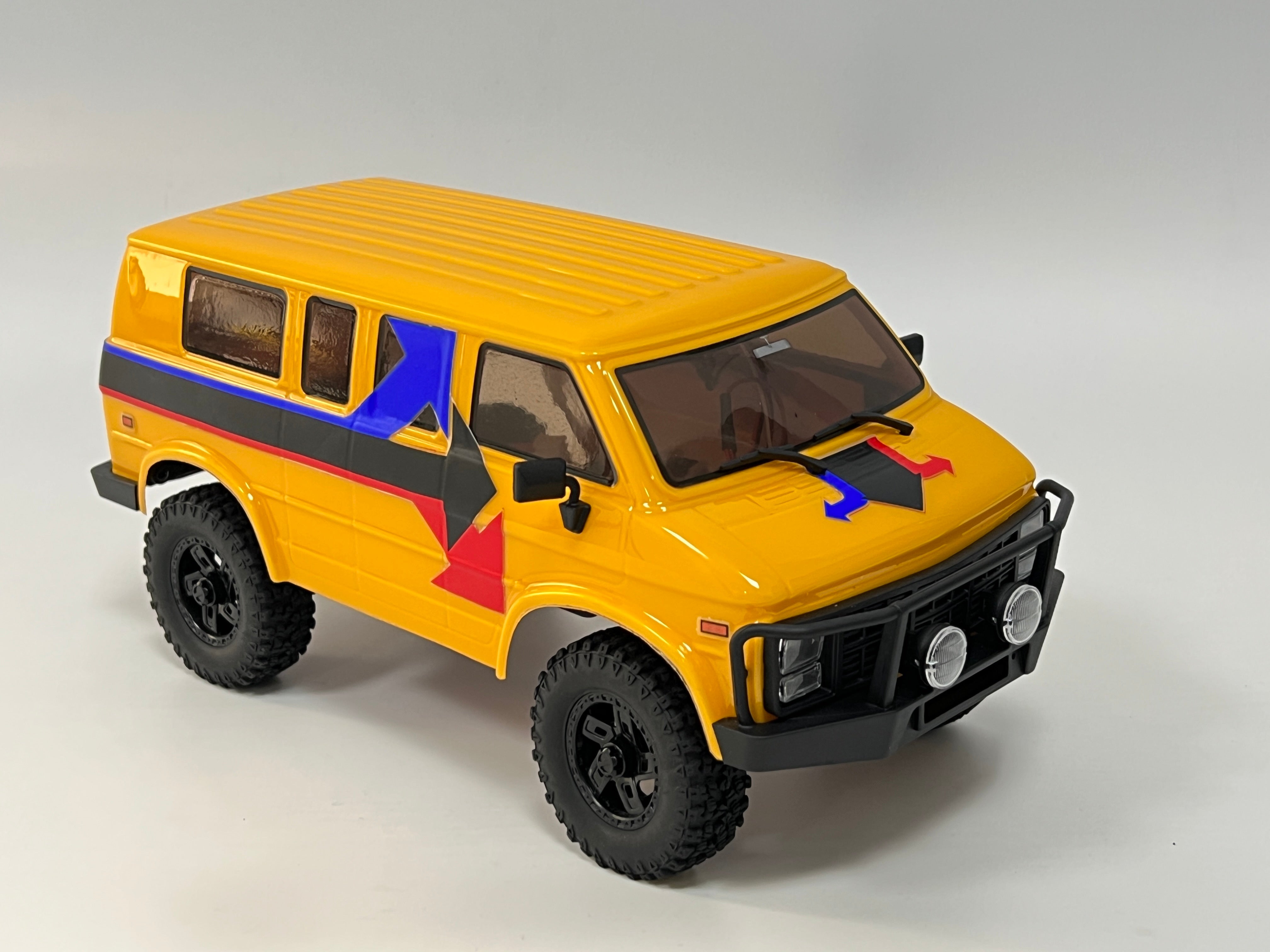 HobbyPlus CR18P Rock Van EVO ( Yellow ) - HeliDirect