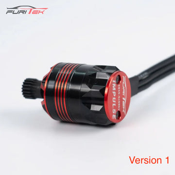 FURITEK BRUSHLESS SENSORED MOTOR IMPULSE 2835 1/8inch shaft w/Waterproof w/pinion 5600KV FOR 1/18 1/12 RC CAR