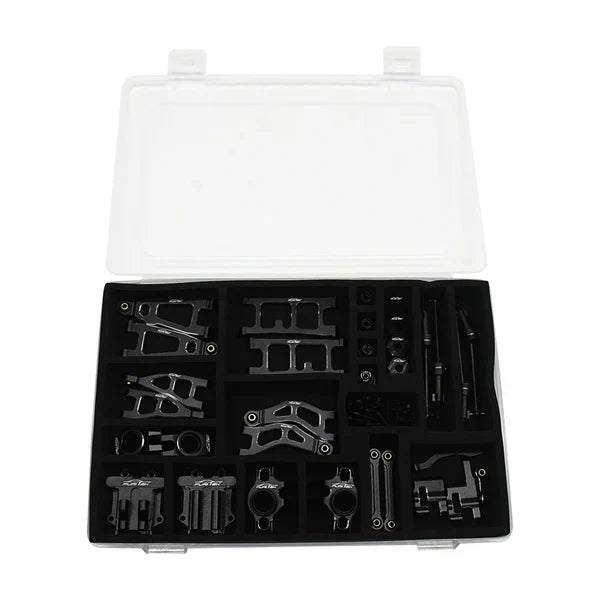Furitek AluminaSpeed Ultimate Upgrade Aluminium Combo in BLACK color for 1/18 Arrma TYPHON and GRANITE GROM