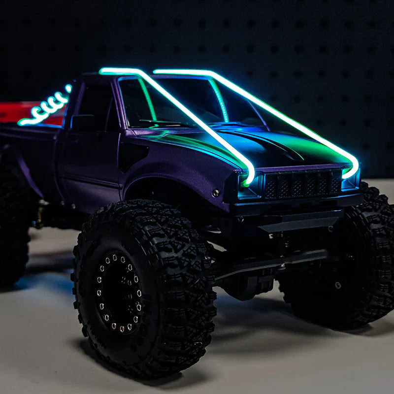 INJORA Flexible Cuttable LED Strip Lights for 1/24 1/18 RC Cars - Blue