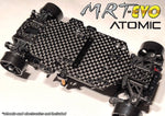 Atomic MRT EVO 1/28 Racing Chassis Kit (No electronics) With AGFRC Aluminum Case 20T High Precision 3KG 0.052Sec MG 7g Micro Digital Servo