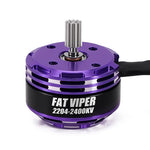 INJORA Fat Viper 2204 Brushless Outrunner 2400 KV Motor & Transmission For 1/18 TRX4M