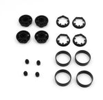 HobbyPlus CR18P Truck 1.2inch Bead Lock Wheel Set (Black)