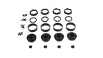 HobbyPlus Wheels 1.3", Black - 4pcs