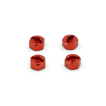 HobbyPlus Aluminum Wheel Hexes - Speck B/SCT