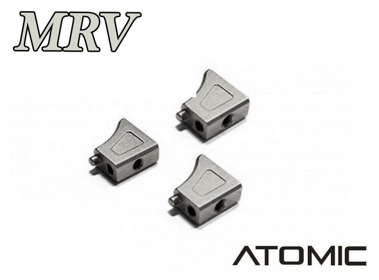Atomic MRV Aluminium Servo Mount- (Ti color 1 set)