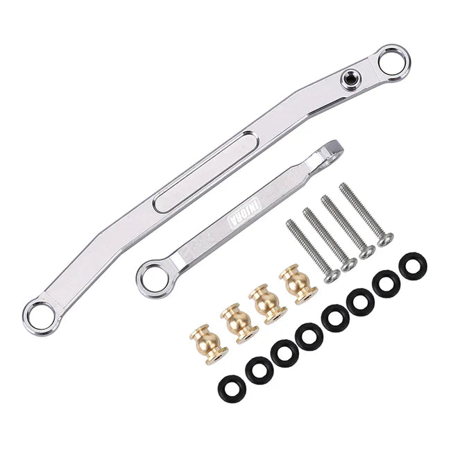 INJORA CNC Aluminum Steering Links for Axial SCX24 - HeliDirect