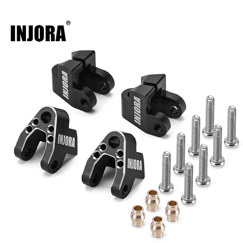 INJORA Aluminum Shock Mount Height Lift Kit For 1/18 TRX4M Defender Bronco - HeliDirect