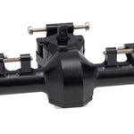 MEUS Racing 1/24 RC Crawler Car CNC Aluminum Front and Rear Axle for SCX24 90081 C10 1/24 RC Crawler Car CNC Aluminum Front and Rear Axle for SCX24 90081 C10 Jeep (Black)