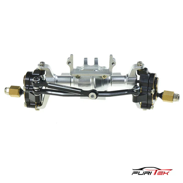 ALUMINUM COMPLETE PRE-BUILT FRONT AXLE SET FOR FURITEK CAYMAN PRO V2 4X4 SPARE PART - HeliDirect