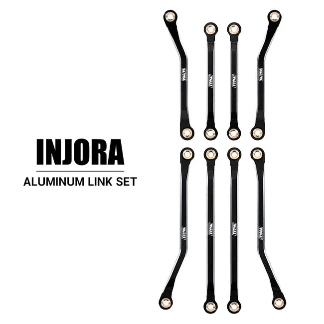 INJORA Aluminum High Clearance Chassis Links Set for 1/18 TRX4M - HeliDirect