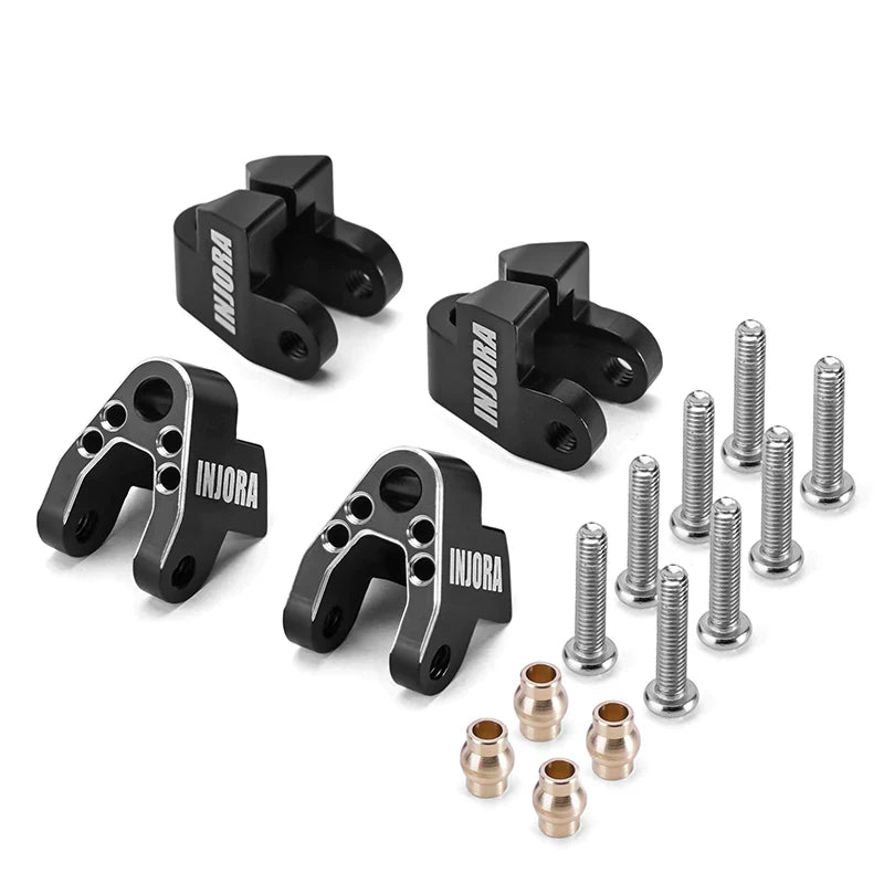 INJORA Aluminum Shock Mount Height Lift Kit For 1/18 TRX4M Defender Bronco - HeliDirect