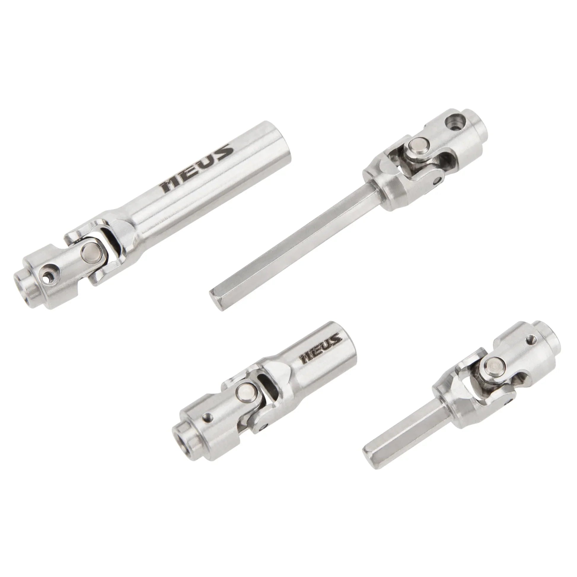MEUS Racing SCX30 Driveshaft Metal Front Rear Drive Shafts for Axial SCX30