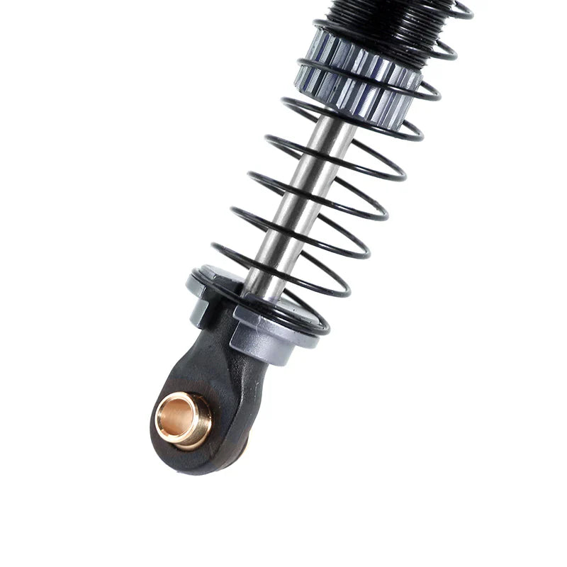 INJORA 53mm Threaded Oil Shocks For 1/18 Redcat Ascent18 - GREY - HeliDirect