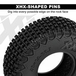 INJORA 0.7" 40*14mm XHX Pin Tires for 1/30 SCX30