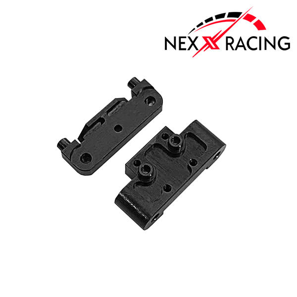 Nexx Racing Front Bulkhead for Losi 1/24 Micro-B - Black