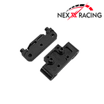 Nexx Racing Front Bulkhead for Losi 1/24 Micro-B - Black