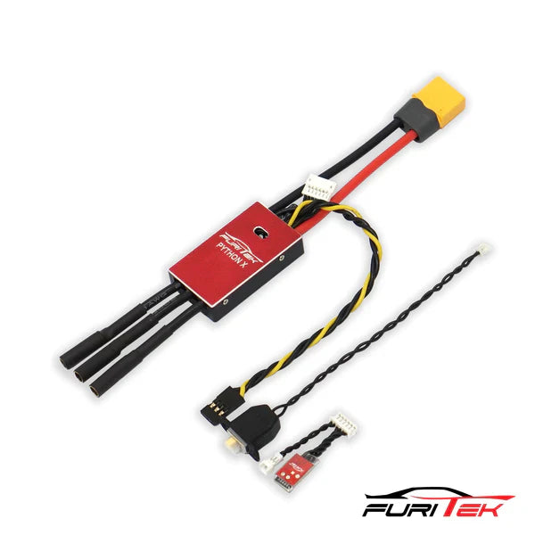 FURITEK PYTHON X 80A/120A BRUSHED/BRUSHLESS ESC FOR 1/10 RC CRAWLERS - HeliDirect