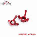 Nexx Racing Aluminum Spindles Micro-B - RED
