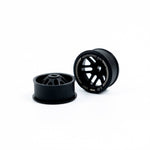NXUSA-EVOAWD-F Nexx Racing “JUD” threaded carbon-fiber reinforced EVO AWD Flanged Front Wheels (2) pcs for Mini-Z - F8.5 OFFSET 0