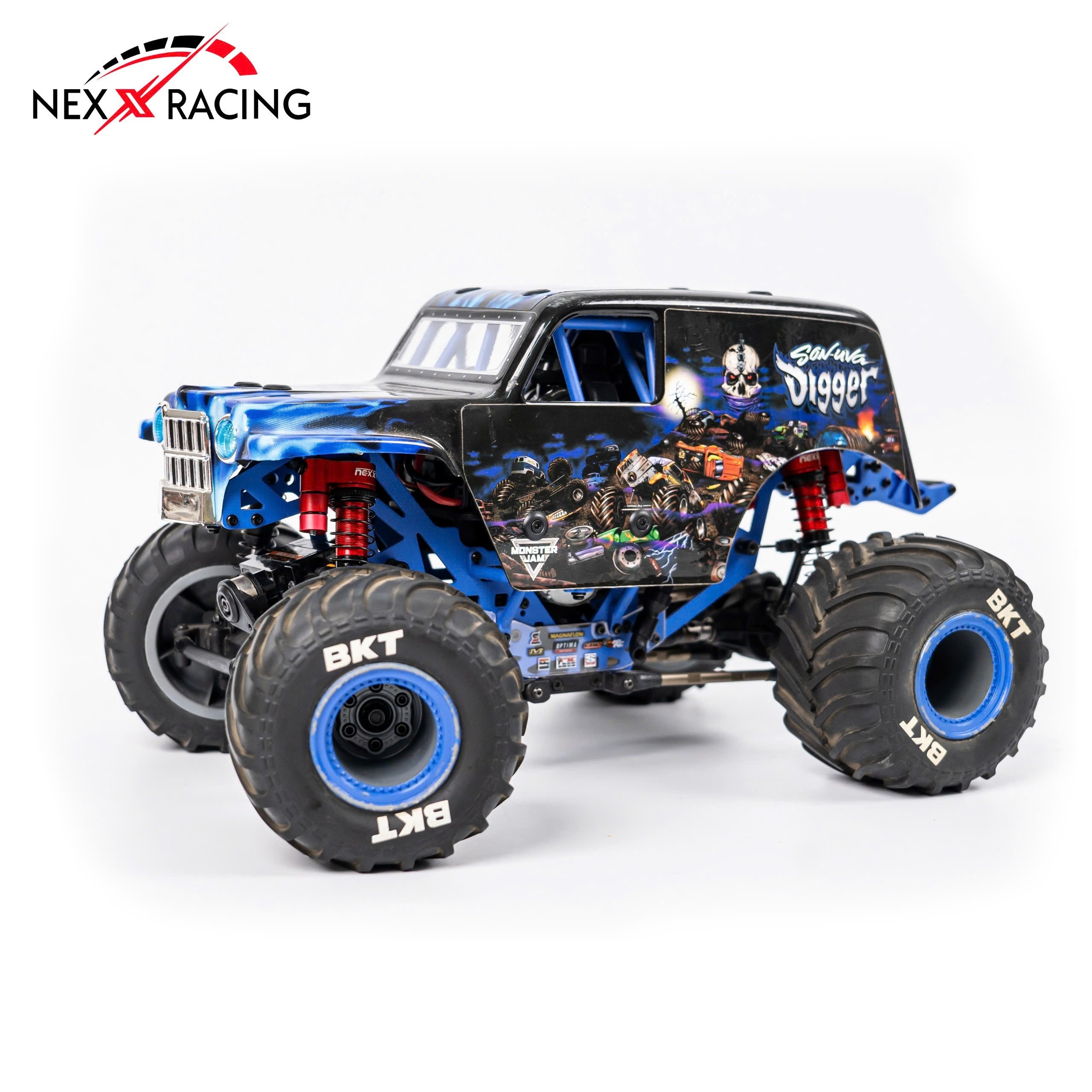 Nexx Racing 65mm Reservoir shocks (4pcs) for 1/18 Mini LMT - Black