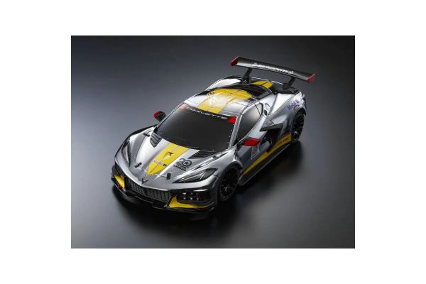 Kyosho MINI-Z RWD MR-04 readyset CHEVROLET® CORVETTE® C8.R Chrome / Yellow Kyosho America 20th Anniversary