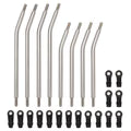 MEUS Racing Stainless Steel 324mm Wheelbase Chassis Links For 1/10 Axial Capra 1.9 UTB RC Crawlers