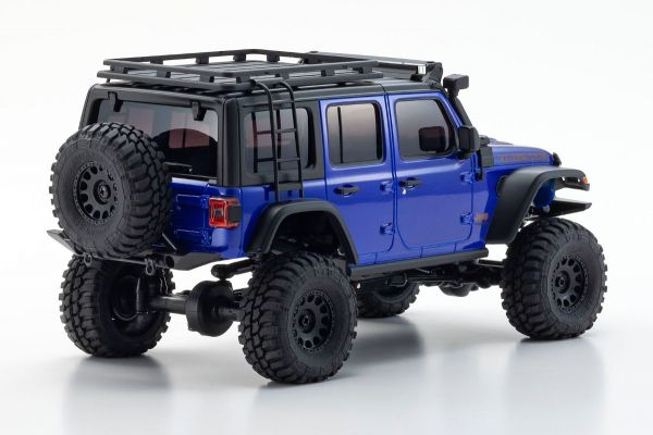 Kyosho MINI-Z 4×4 Series Readyset JeepⓇ Wrangler Unlimited Rubicon with Accessory parts Ocean Blue Metallic - HeliDirect