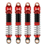 INJORA 53mm Threaded Oil Shocks For 1/18 Redcat Ascent18 - RED - HeliDirect