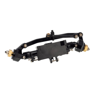 MEUS Racing 1/24 RC Crawler Car CNC Aluminum Front and Rear Axle for SCX24 90081 C10 1/24 RC Crawler Car CNC Aluminum Front and Rear Axle for SCX24 90081 C10 Jeep (Black)