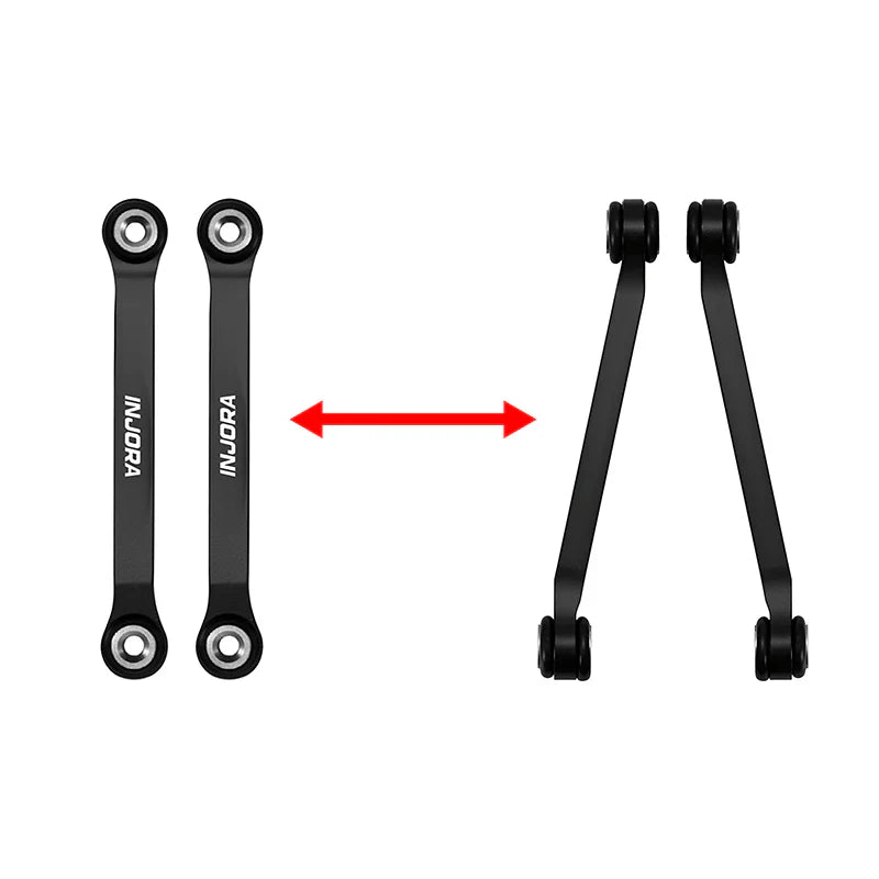 INJORA Aluminum High Clearance Chassis Links for 1/32 Redcat Ascent-32