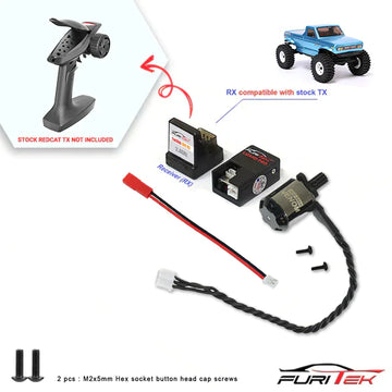 FURITEK STARTER 2S BRUSHLESS POWER SYSTEM WITH RECEIVER FOR REDCAT ASCENT-18 - HeliDirect