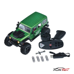 FURITEK FX118 KATANA RTR BRUSHLESS 1/18 RC CRAWLER KIT (GREEN) - HeliDirect