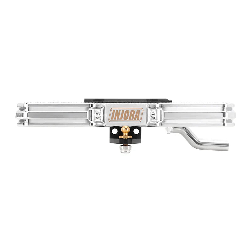 INJORA CNC Aluminum Front Rear Bumper With Dual Exhaust For 1/18 TRX4M High Trail F150 - HeliDirect