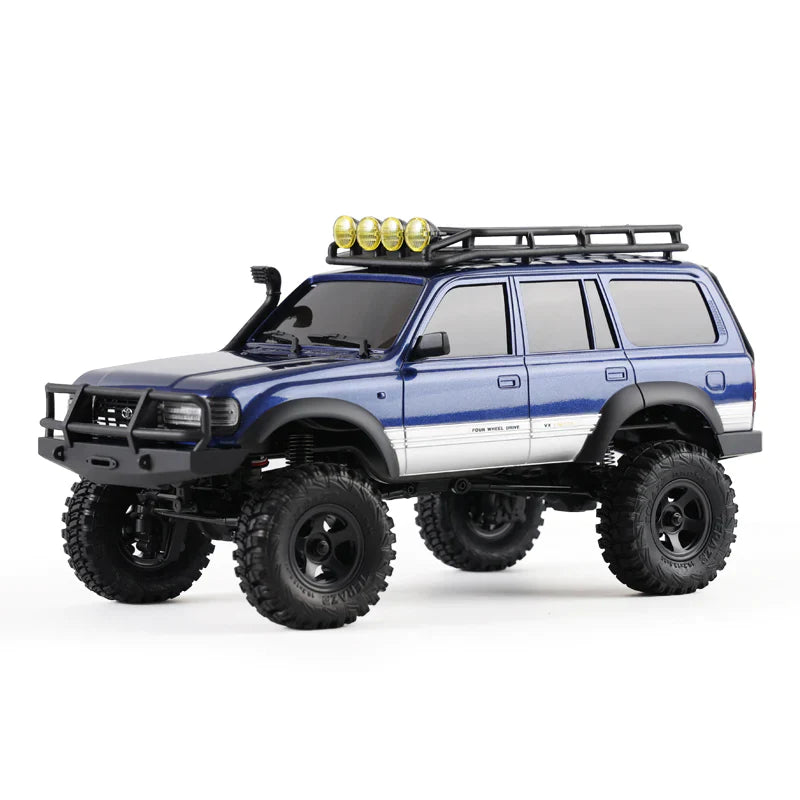 FMS 1:18 FCX18 LC80 Toyota Land Cruiser 80 RTR - BLUE - HeliDirect