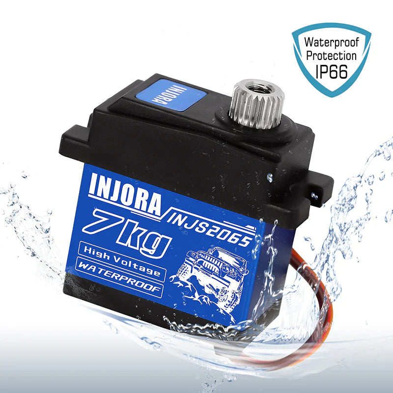 INJORA 7KG 2065 Digital Servo Waterproof High Voltage Sub Micro Shift Servo - HeliDirect
