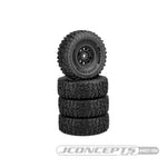 JConcepts Landmines - 24th Scale Pre-Mounts Wheels & Tires (Hazard Wheel)