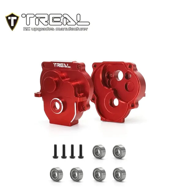 TREAL Aluminum 7075 Differential Gearbox Housings for Traxxas 1/18 TRX-4M RC Upgrade Parts - HeliDirect
