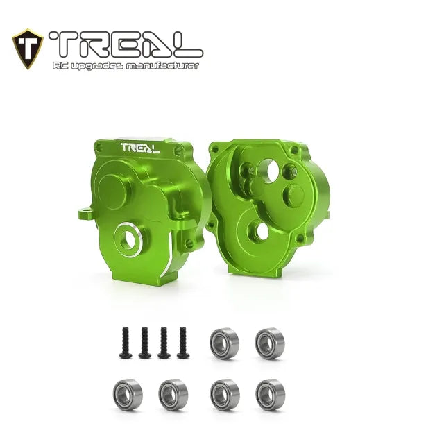 TREAL Aluminum 7075 Differential Gearbox Housings for Traxxas 1/18 TRX-4M RC Upgrade Parts - HeliDirect