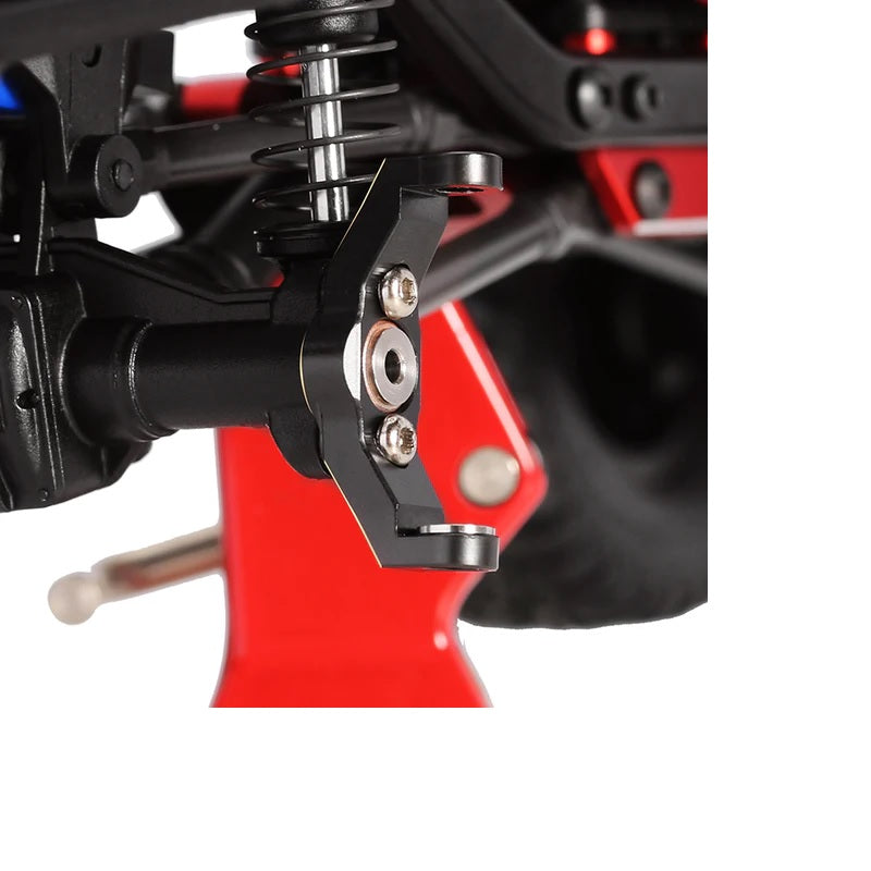 INJORA Black Brass Caster Blocks C Hub Carriers For 1/18 TRX4M - HeliDirect