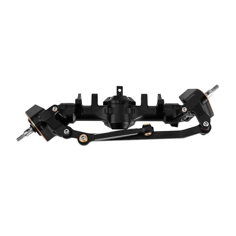 INJORA +4mm Planet Axles with Double Joint Shafts & Brass Steering Knuckles for 1/24 Axial SCX24