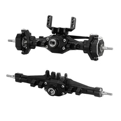 INJORA +4mm Diamond Axles With Lay Down Servo Mount & Links For 1/18 TRX4M - BLACK - HeliDirect