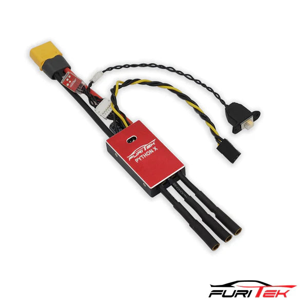 FURITEK PYTHON X 80A/120A BRUSHED/BRUSHLESS ESC FOR 1/10 RC CRAWLERS - HeliDirect