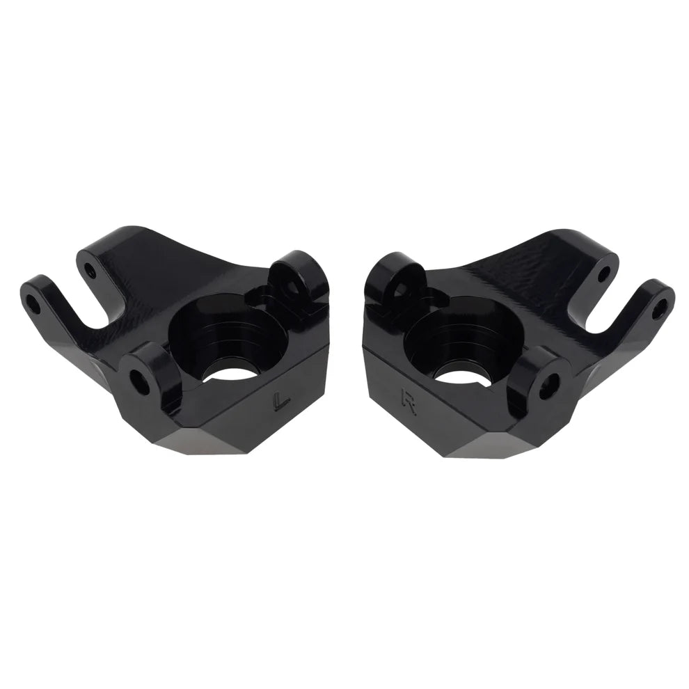 MEUS Racing Black Brass Steering Knuckles for 1/10 Axial SCX10 PRO & SCX10 III AR45 Upgrades Crawler