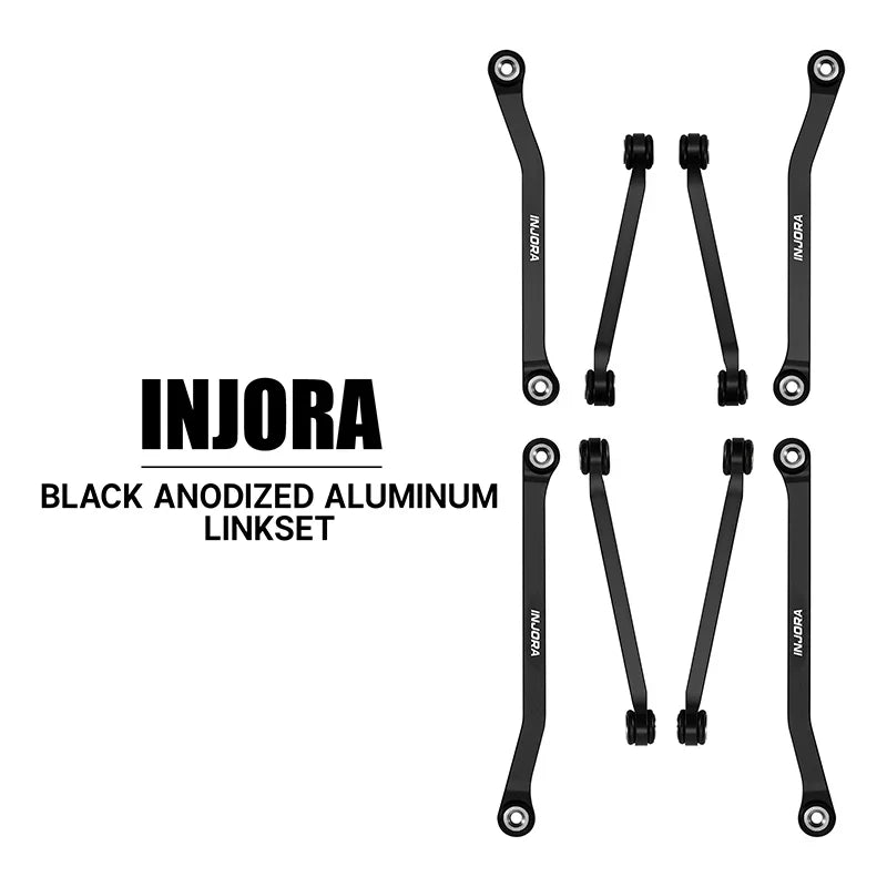 INJORA Aluminum High Clearance Chassis Links for 1/32 Redcat Ascent-32