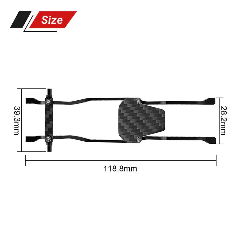 INJORA LCG Aluminum Chassis Kit for 1/30 SCX30