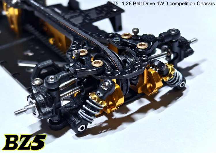 Atomic BZ5 Belt Drive 4WD Chassis Kit (No electronics)