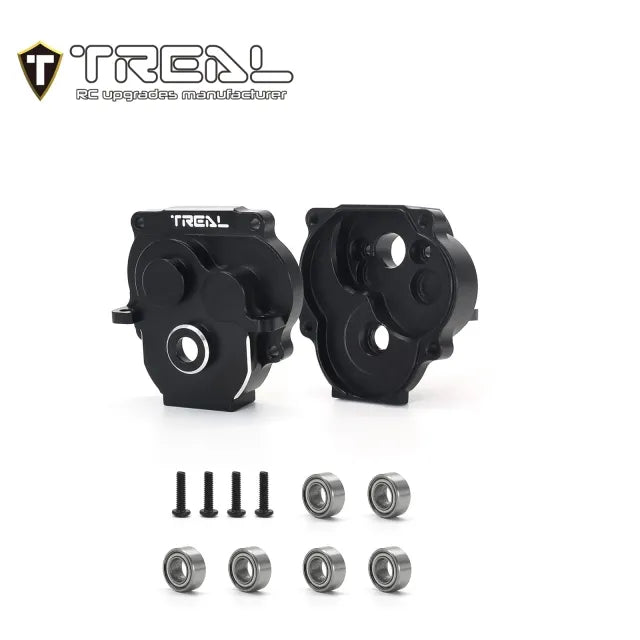TREAL Aluminum 7075 Differential Gearbox Housings for Traxxas 1/18 TRX-4M RC Upgrade Parts - HeliDirect