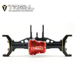 TREAL Aluminum 7075 Front Axle Housing w Brass C hubs Upgrades for 1/18 TRX-4M Defender Bronco - HeliDirect
